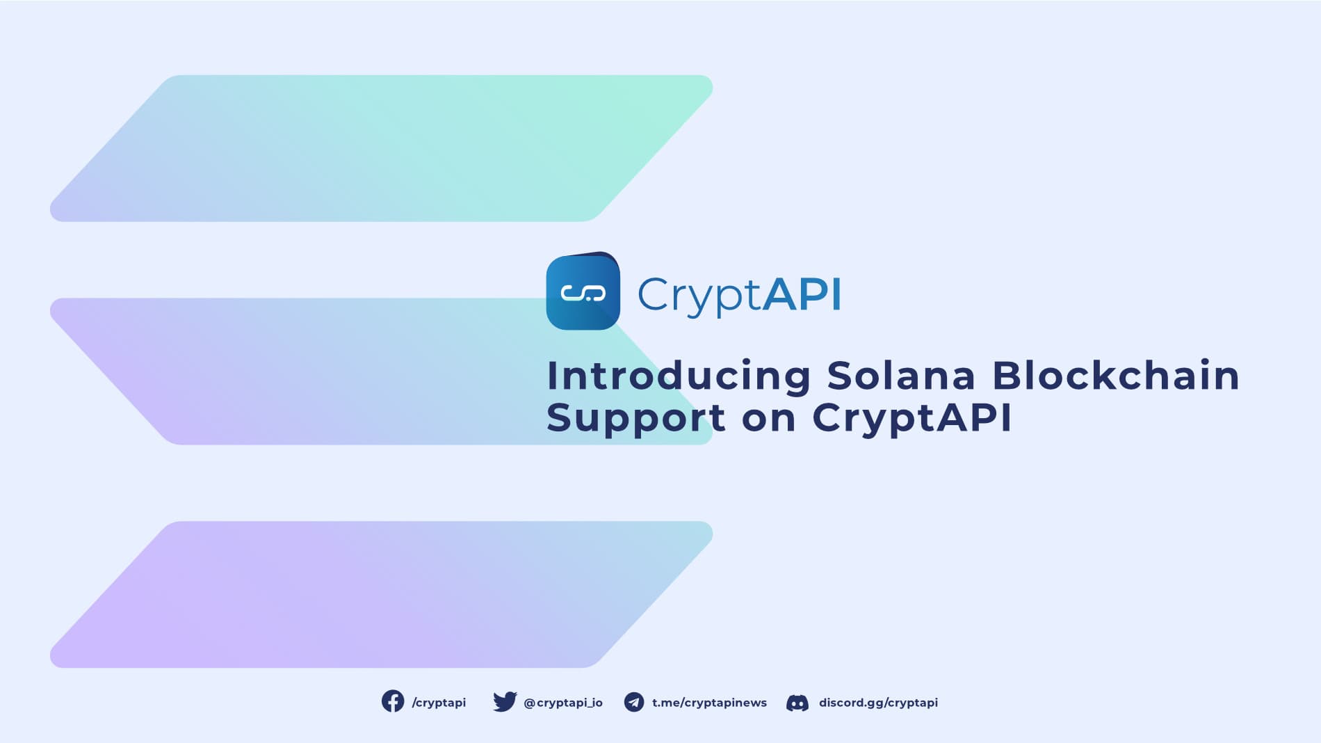 Introducing Solana Blockchain Support on CryptAPI