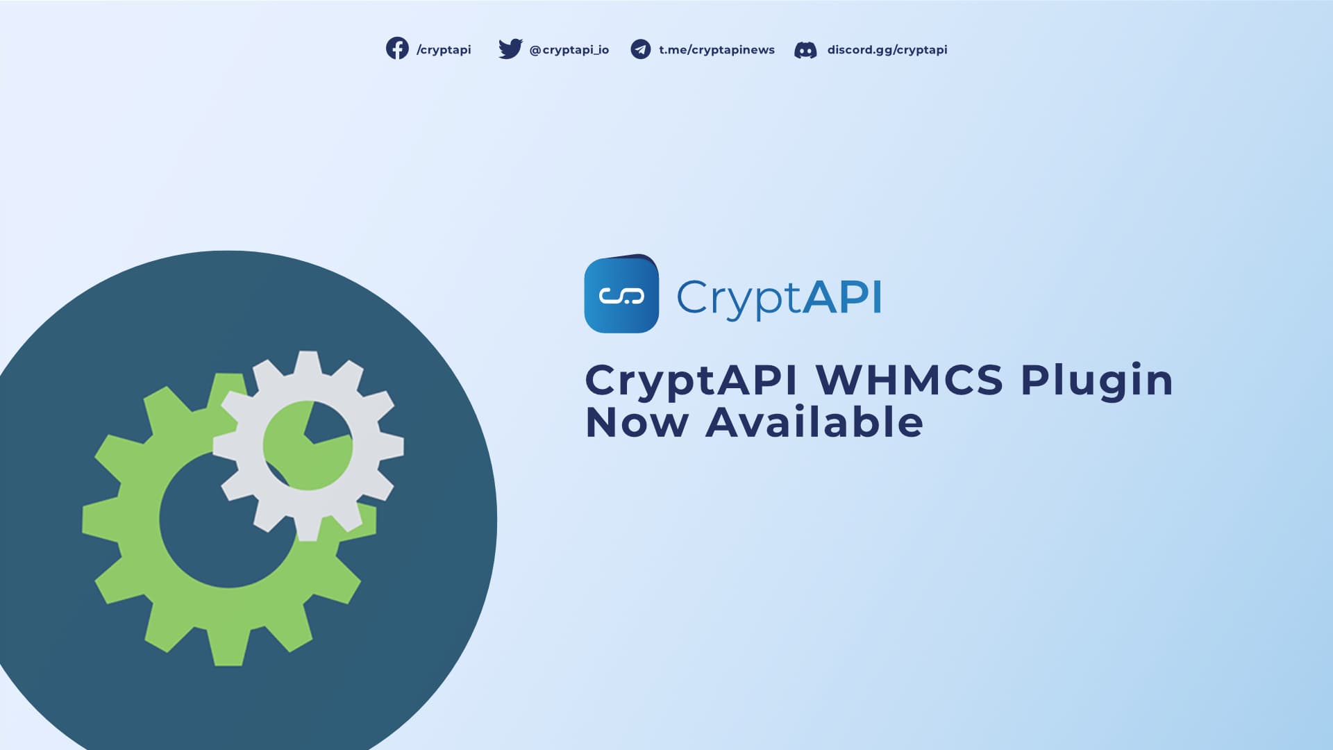 CryptAPI WHMCS Plugin Now Available