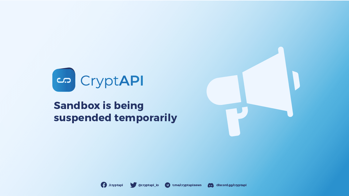 Sandbox suspended temporarily