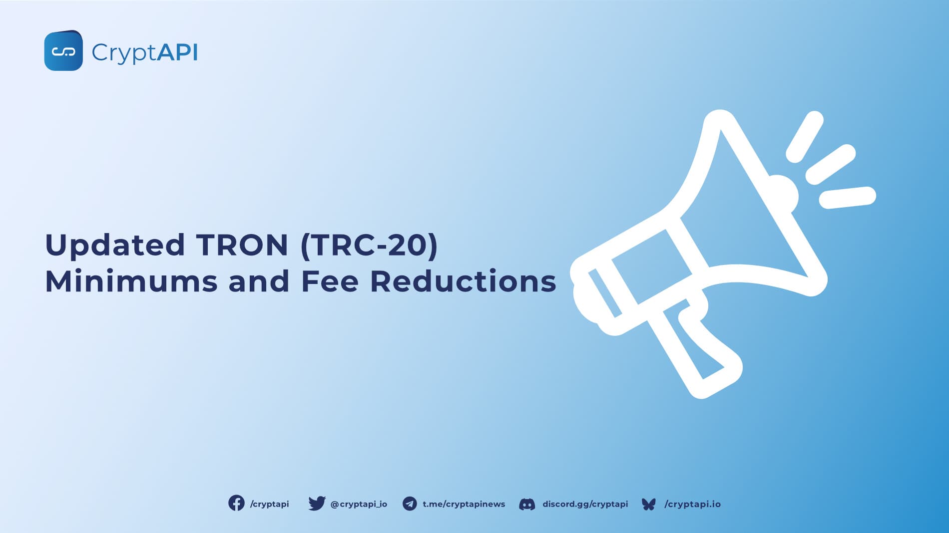 Updated TRON (TRC-20) Minimums and Fee Reductions