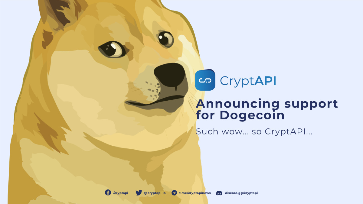 Get in on the Fun with CryptAPI: Dogecoin Payments Now Available